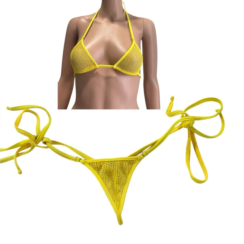 Vibrant Yellow Bikini Set